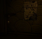 The Scythe in the game beside the teaser poster