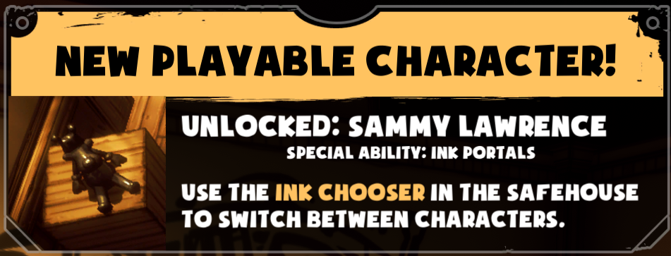 daily bendy and the ink machine facts on X: In batim sammy is one of the  only characters that doesnt kill anyone in the game. The only character he  attempts to hurt