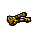 Collectable keys icon
