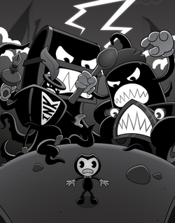 Bendy In Nightmare Run Chester - bandfasr