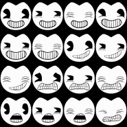 Bendy's face textures.