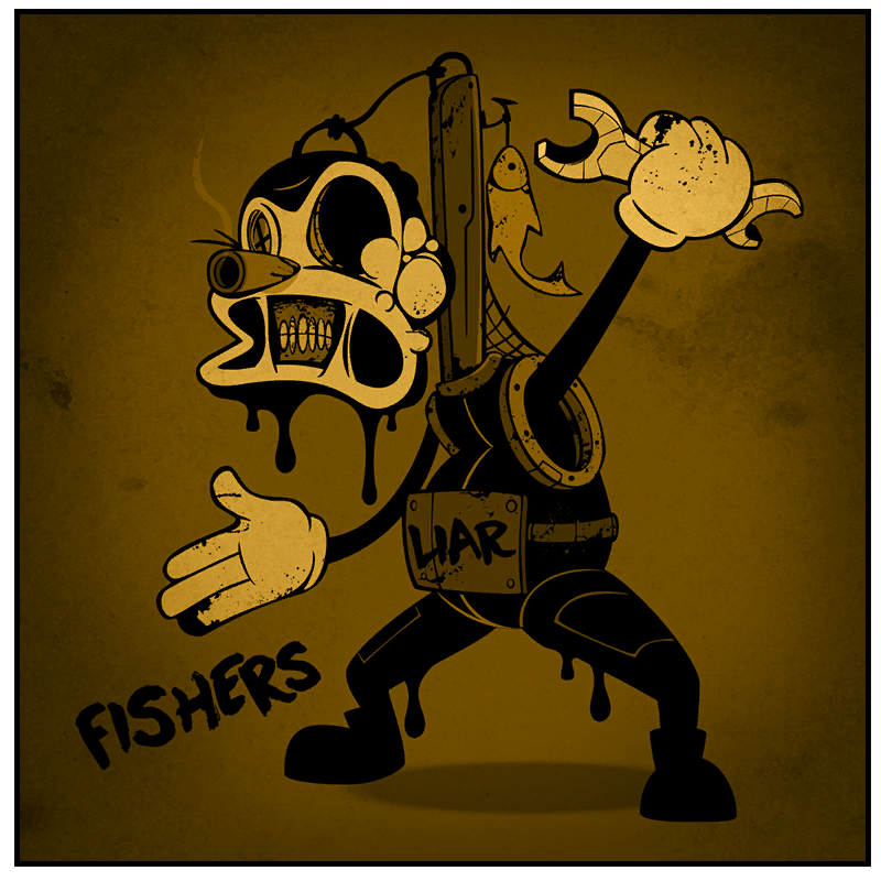 Fisher Wiki Fandom Powered By Wikia - Bendy And The Ink Machine