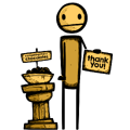 TheMeatly возле пьедестала в пятой главе.