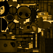 The texture map for the Bendy animatronic.