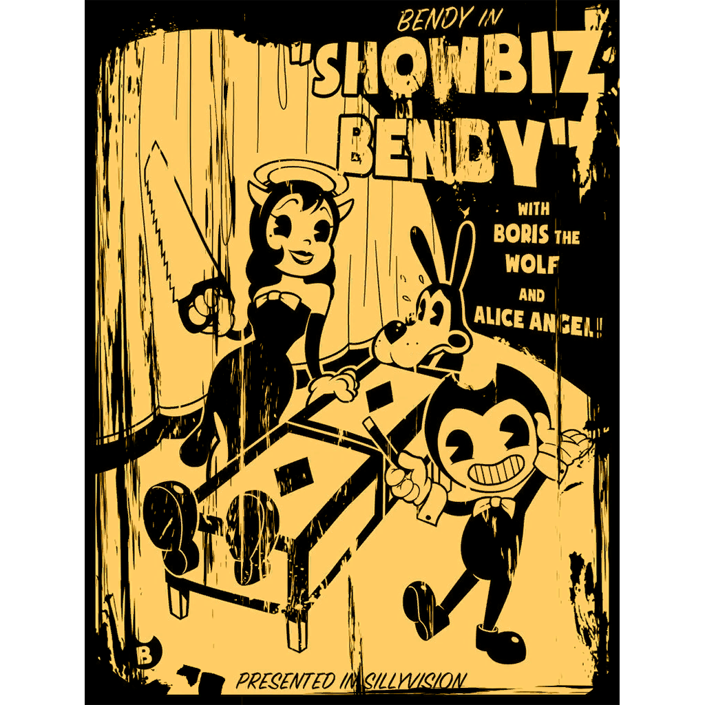 Joey Drew Studios Official Alice Angel Poster Bendy And The Ink Machine  Batim