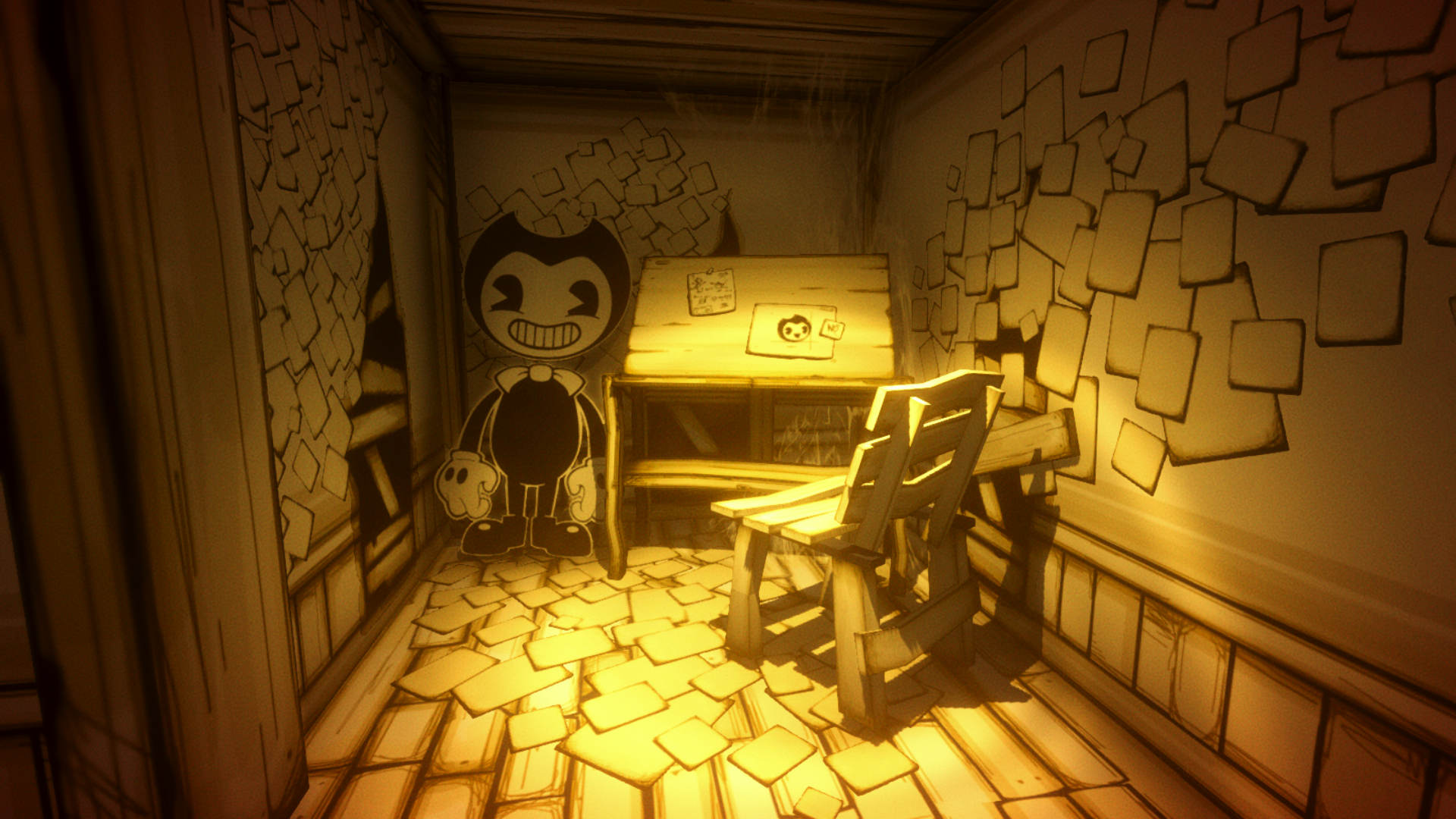 Bendy And The Ink Machine, Video Games, Jump Scare, Character, Themeatly  Games, Joey Drew Studios, Drawing, Cartoon transparent background PNG  clipart