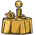 TheMeatly за столом в третьей главе.