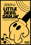 The merchandise version of the "Little Devil Darlin'" poster.