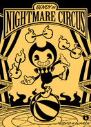 Bendy in the "Nightmare Circus" poster, created by one of the Chapter 4 fanart contest winners ATAT.