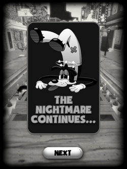 Mobile - Bendy in Nightmare Run - End Screens (Boris the Wolf