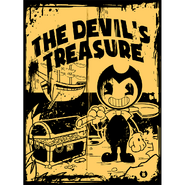 Bendy from the poster for "The Devil's Treasure".