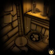 The banjo in Utility shaft seem from the game's twitter.