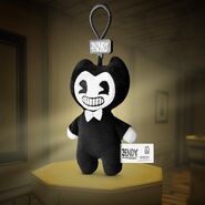 Bendy's plush clip.