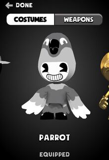 BENDY IN NIGHTMARE RUN ALL COSTUMES 