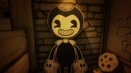 Bendy's cutout from the mini workroom.