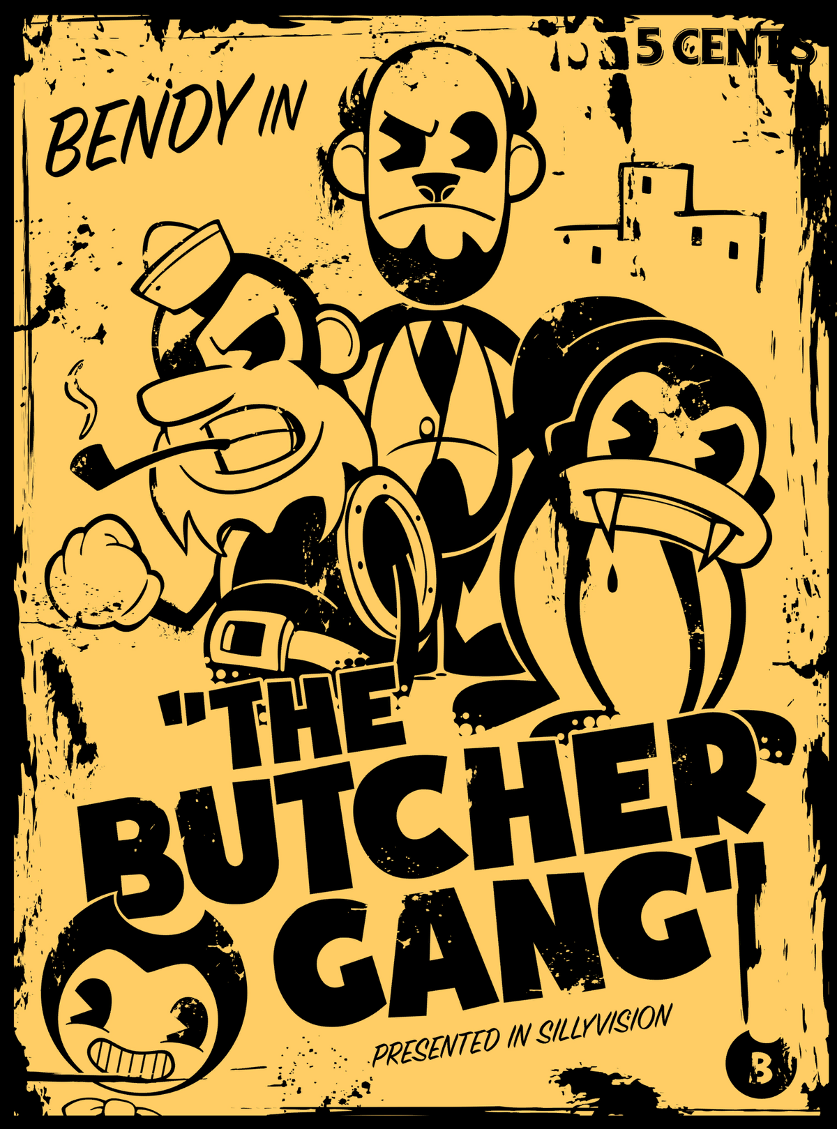 Steam Workshop::Bendy and The Dark Revival - The Butcher Gang