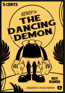 Prototype "The Dancing Demon" poster from Chapter 1's demo.