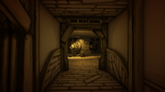 The entrance to the Ink Machine's room.