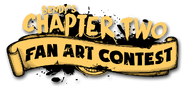 The logo for the Chapter 2 fanart contest.