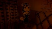 Alice's cutout in the Angel Path room.