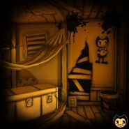 The bedroom from the safehouse, uploaded by Bendy from Twitter.