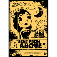 Alice's "Sent From Above" poster.