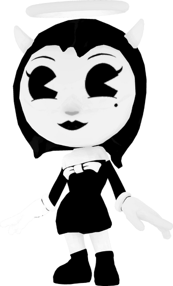 alice angel loves bendy and boris bendy and the ink machine in roblox