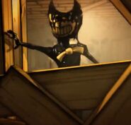 Beta Bendy's jumpscare.