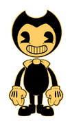 Bendy's early cutout.