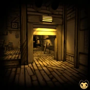 Вход в убежище Сэмми до выпуска 4 главы, фото загруженное аккаунтом Бенди в Твиттер.