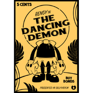 Bendy in "The Dancing Demon" poster from all chapters.