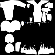 Текстура Сэмми, хранящая тени от рассеянного света в «Boris and the Dark Survival».