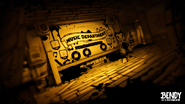 Bendy in the Steam image for the Music Department.