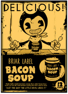 Bendy from the Bacon Soup advertisement.