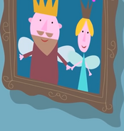 A portrait of King and Queen Thistle