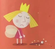 Holly dropped her wand