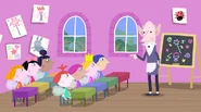 Blueberry and her friends at magic lessons