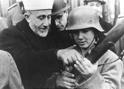 Mufti al-Husajni z bośniackimi ochotnikai Waffen SS