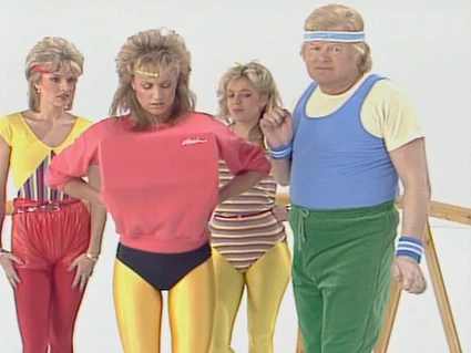 Lisa, Erica, Lindsay and Benny in "The Hot Shoe Show"