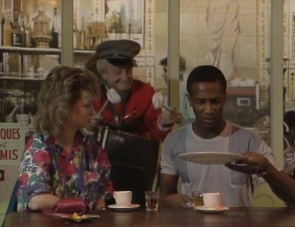 Len Keyes, Andrew Francis and an unidentified Angel