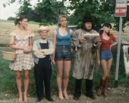 Lee Gibson with Jackie Wright,Alison Bell, Benny Hill and Louise English
