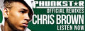 PHUNKST★R Remixes site slide featuring Chris Brown