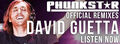 PHUNKST★R Remixes site slide featuring David Guetta