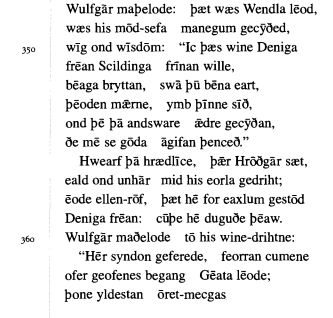 Beowulf in Old English. STOP READING if you don't want spoilers…, by Barce