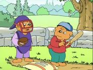 Queenie McBear & Brother Bear plays Baseball.