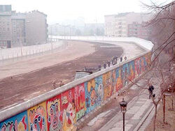 Berlin Wall graffiti&death strip