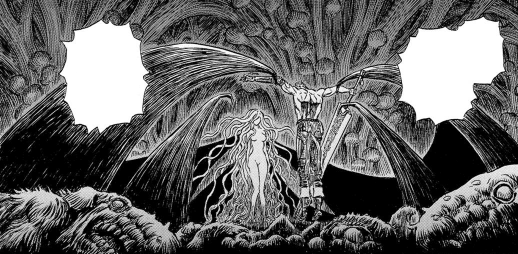 if guts had the berserker armor in the eclipse (Not counting the god hand)  could he have survived without skullknight saving him? : r/Berserk