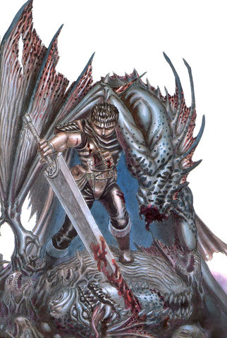 In Berserk, would Guts's pre eclipse sword (the sword he used before he  picked up the Dragon Slayer) be something an actual human could handle? Is  there a historically similar sword that