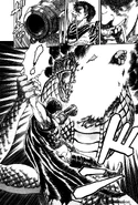 Berserk v1 p082.png (533 KB) Guts deals a grave wound to the Snake Baron with his cannon arm.