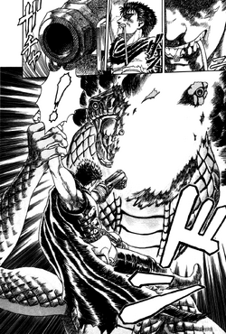 Guts killing the Snake barron Anime vs Manga : r/Berserk